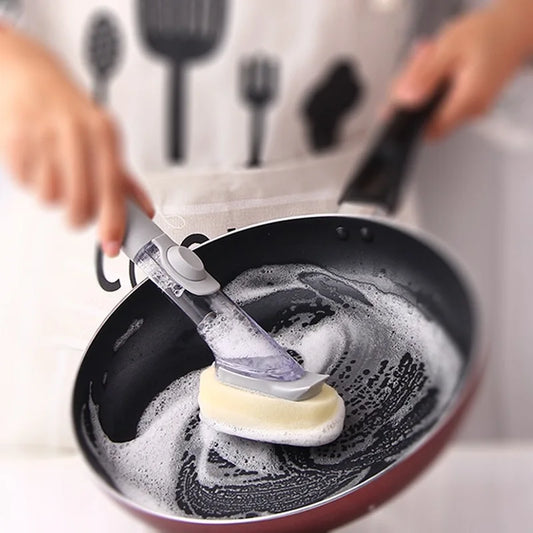 SoapGlide™ | 2-in-1 Dish Brush & Dispenser System