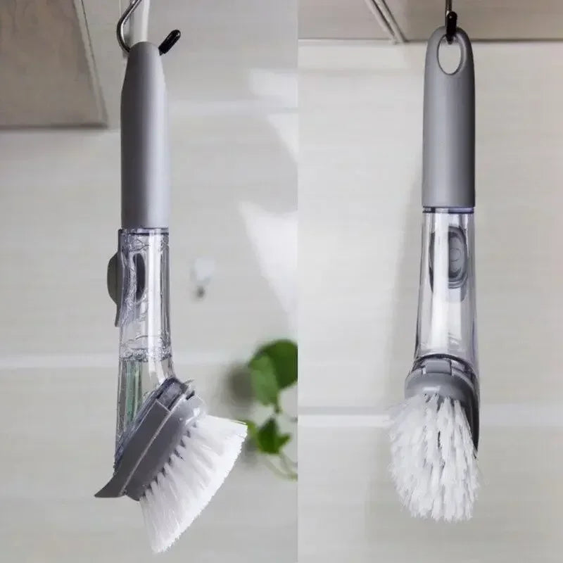 SoapGlide™ | 2-in-1 Dish Brush & Dispenser System