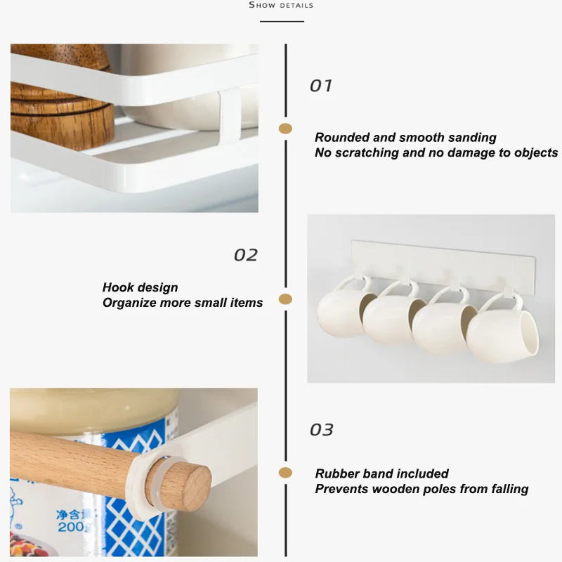 MagnaShelf™ | Heavy-Duty Magnetic Fridge Rack