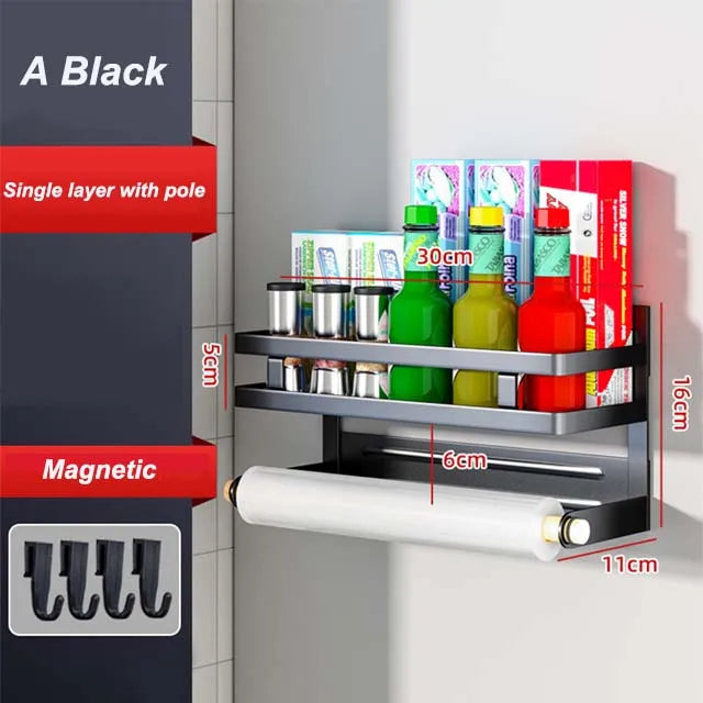 MagnaShelf™ | Heavy-Duty Magnetic Fridge Rack