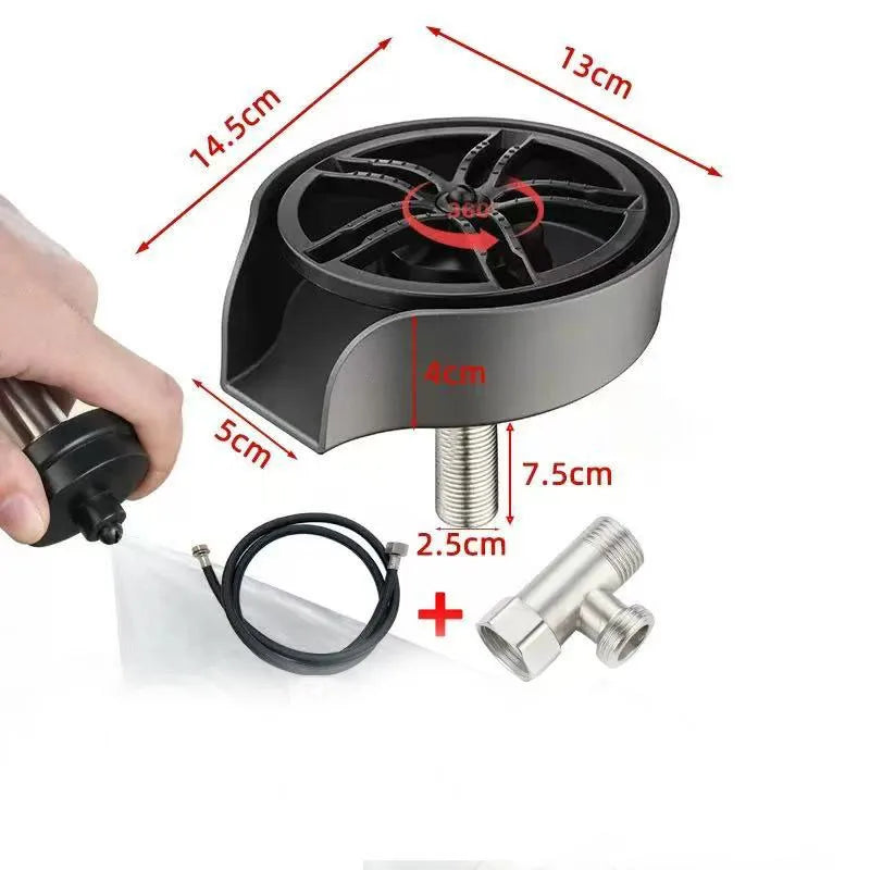 AquaSpin™ | 2-in-1 Pro Glass Rinser