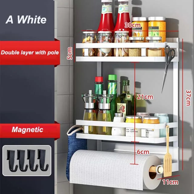 MagnaShelf™ | Heavy-Duty Magnetic Fridge Rack