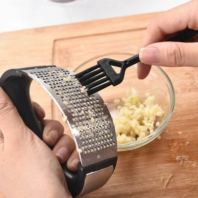 RockPress™ | Stainless Steel Pro Garlic Crusher