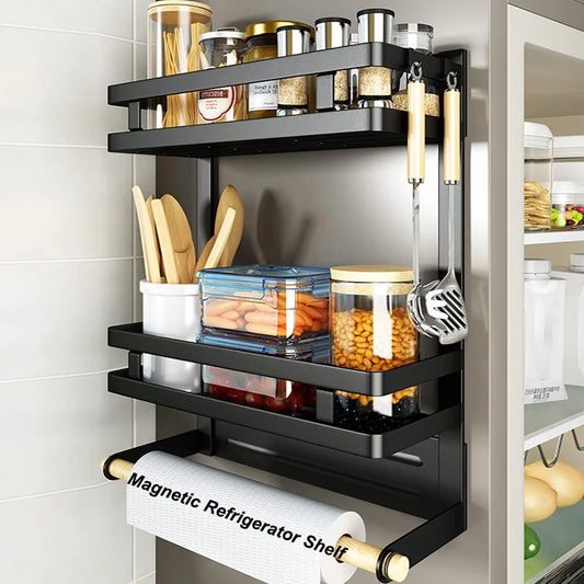 MagnaShelf™ | Heavy-Duty Magnetic Fridge Rack