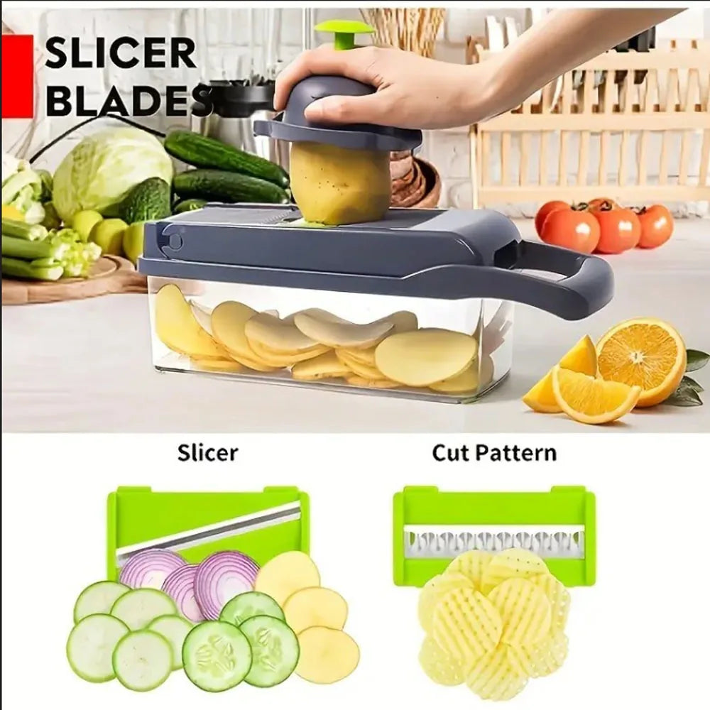 MasterSlice™ | 8-in-1 Professional Vegetable Chopper