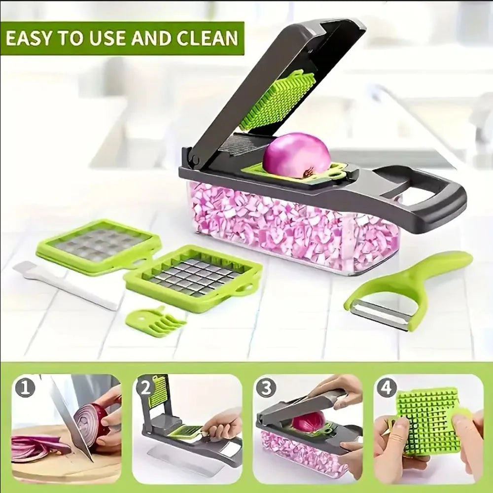 MasterSlice™ | 8-in-1 Professional Vegetable Chopper