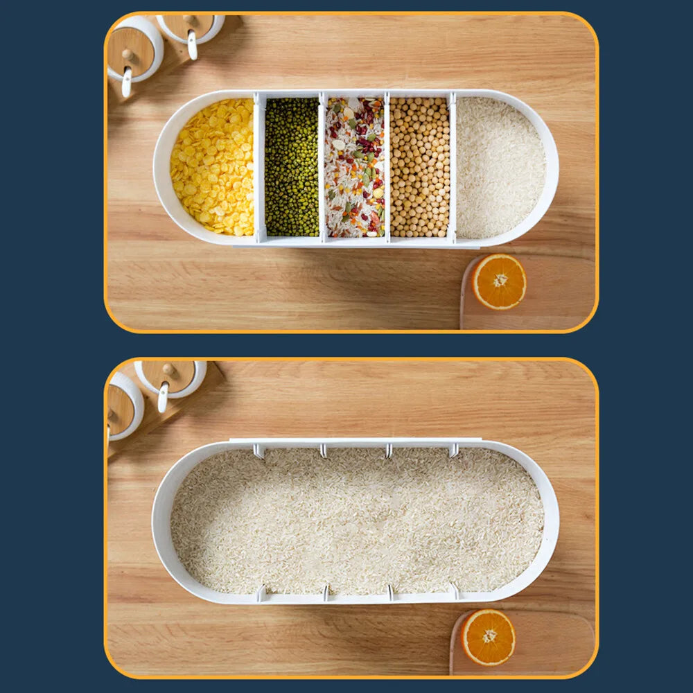 GrainVault™ | Wall-Mounted Multi-Grain Dispenser (9kg)