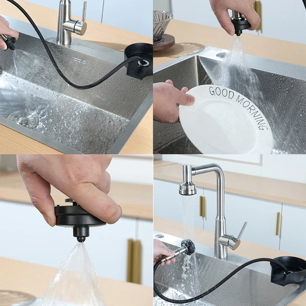 AquaSpin™ | 2-in-1 Pro Glass Rinser