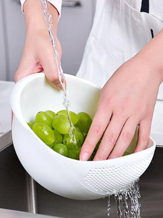 AquaDrain™ | Smart Prep & Drain Bowl