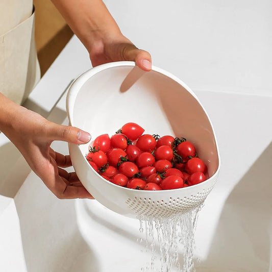 AquaDrain™ | Smart Prep & Drain Bowl