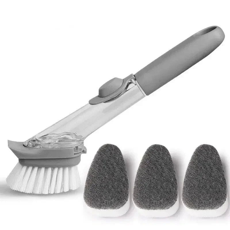 SoapGlide™ | 2-in-1 Dish Brush & Dispenser System