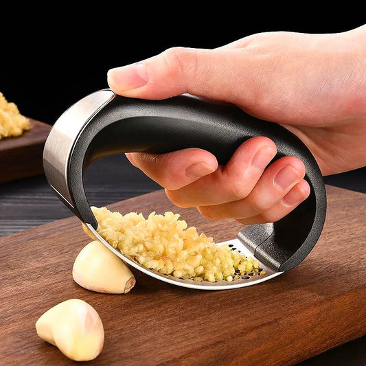 RockPress™ | Stainless Steel Pro Garlic Crusher