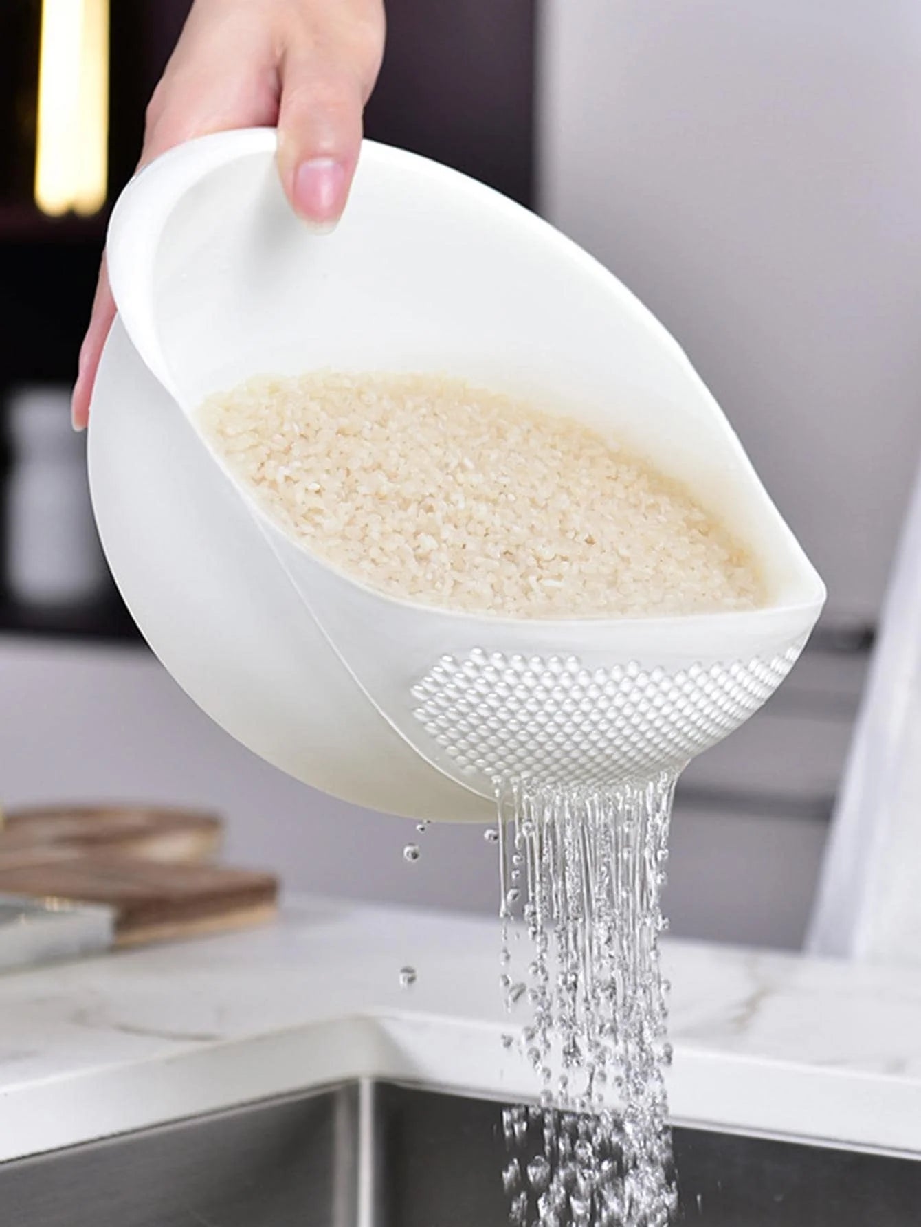AquaDrain™ | Smart Prep & Drain Bowl