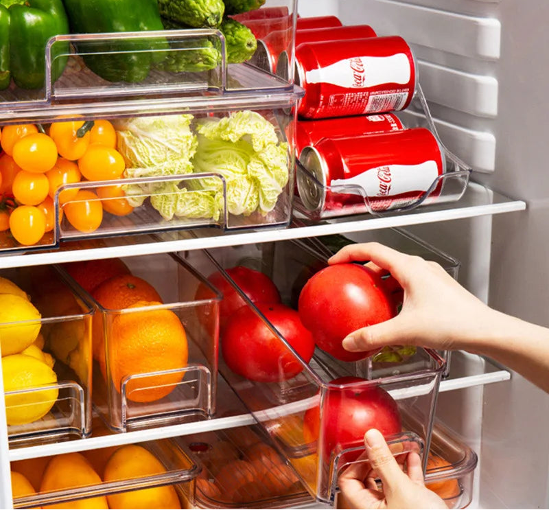 CrystalClear™ | Stackable Pantry & Fridge Bin