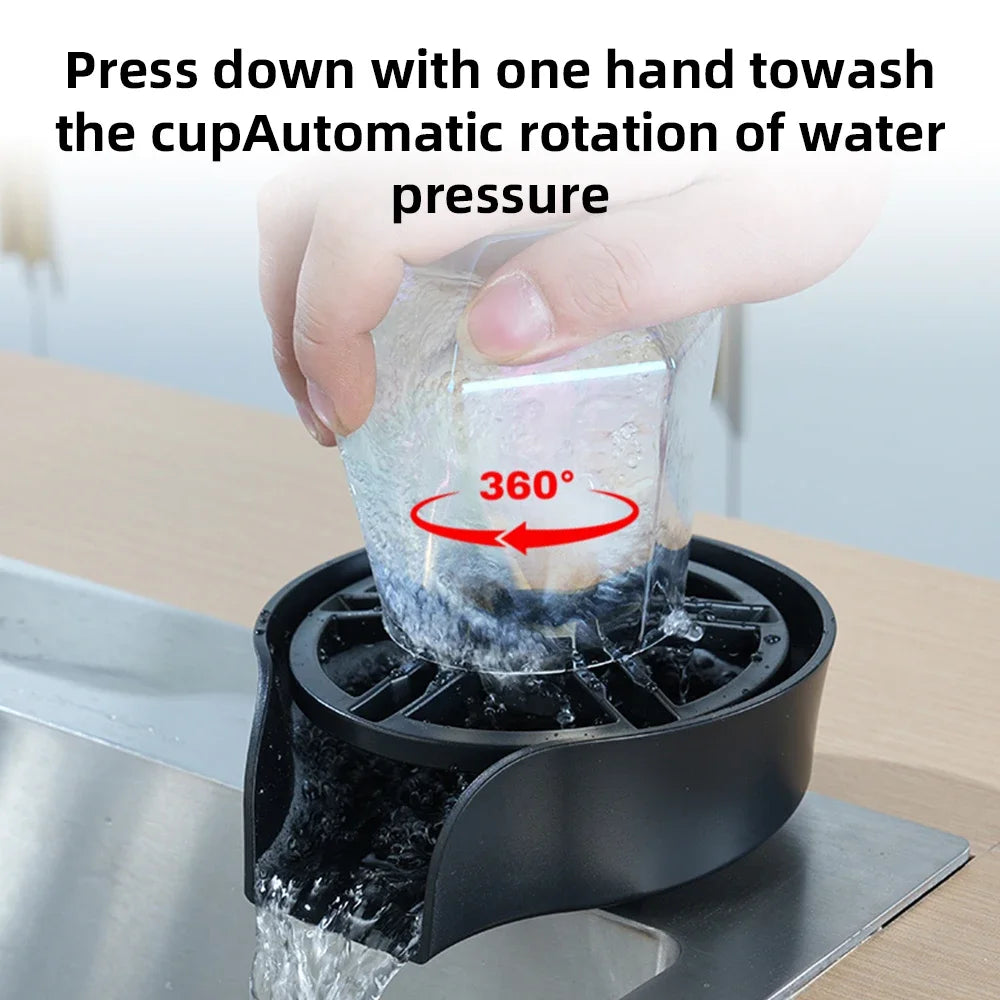AquaSpin™ | 2-in-1 Pro Glass Rinser
