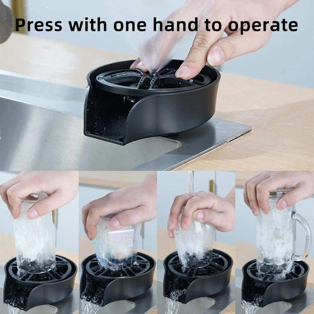 AquaSpin™ | 2-in-1 Pro Glass Rinser