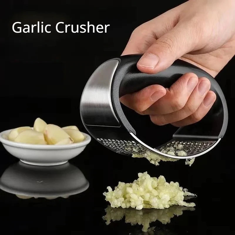 RockPress™ | Stainless Steel Pro Garlic Crusher