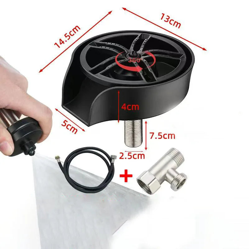 AquaSpin™ | 2-in-1 Pro Glass Rinser