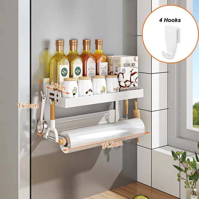 MagnaShelf™ | Heavy-Duty Magnetic Fridge Rack