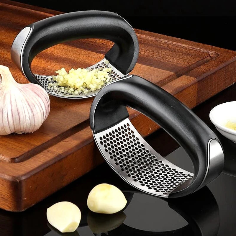 RockPress™ | Stainless Steel Pro Garlic Crusher