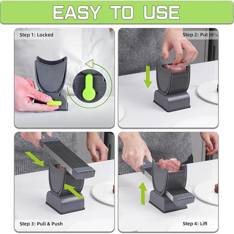 ChefSlice™ | Pro-Precision Manual Meat Slicer