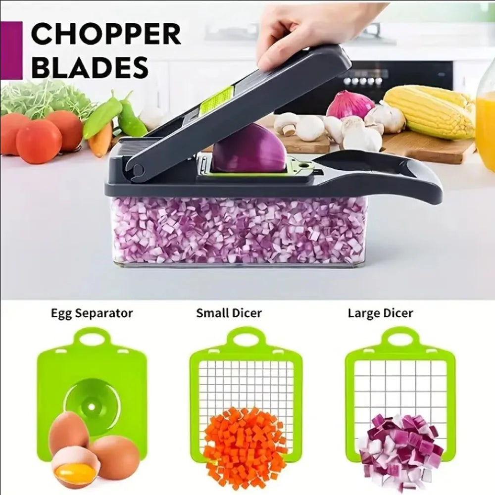 MasterSlice™ | 8-in-1 Professional Vegetable Chopper