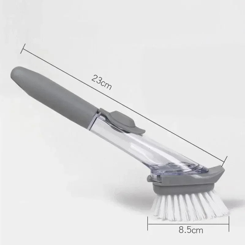 SoapGlide™ | 2-in-1 Dish Brush & Dispenser System